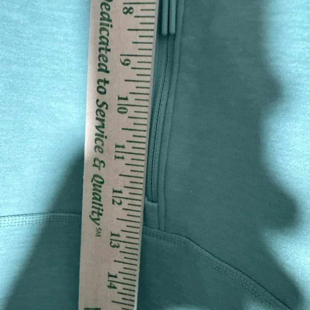 The North Face Womens L Teal Canyonlands 1/4 Zip Fleece Pullover Jacket